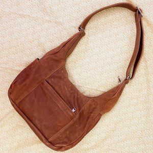 Coronado Leather Co Leather Satchel Shoulder Purse Full Grain Umbrella Holder